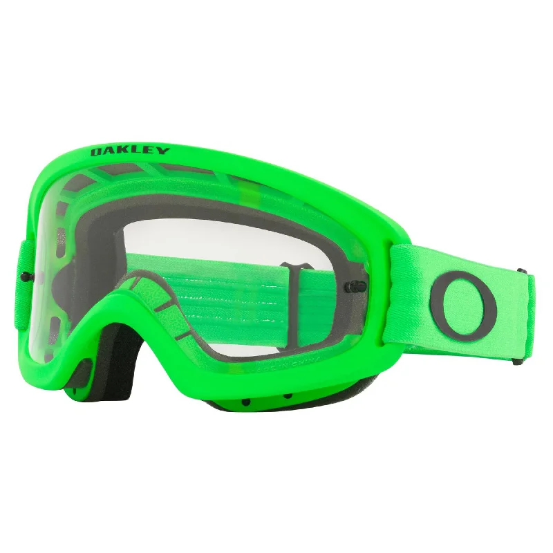 bicycle brake upgrade-OAKLEY O-FRAME 2.0 PRO XS YOUTH GOGGLES - MOTO GREEN (CLEAR)