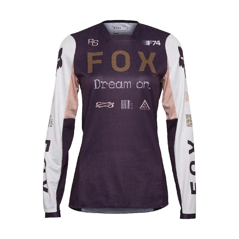 bicycle brake design-FOX 2025 WOMENS 180 RACE SPEC JERSEY - DARK PURPLE