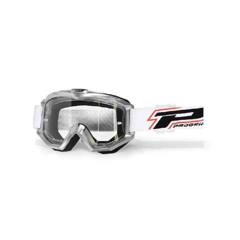 bicycle paint maneuverability-PROGRIP 3201 GOGGLES - SILVER