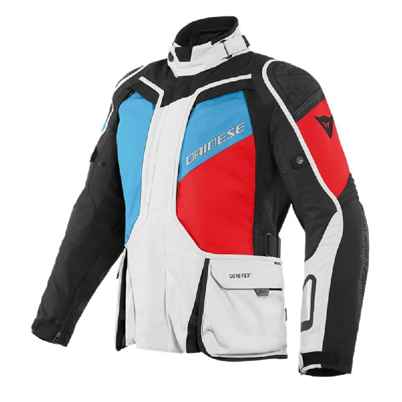 bicycle stand engineering-DAINESE D-EXPLORER 2 GORE-TEX®JACKET - GLACIER GREY/BLUE/LAVA RED/BLACK