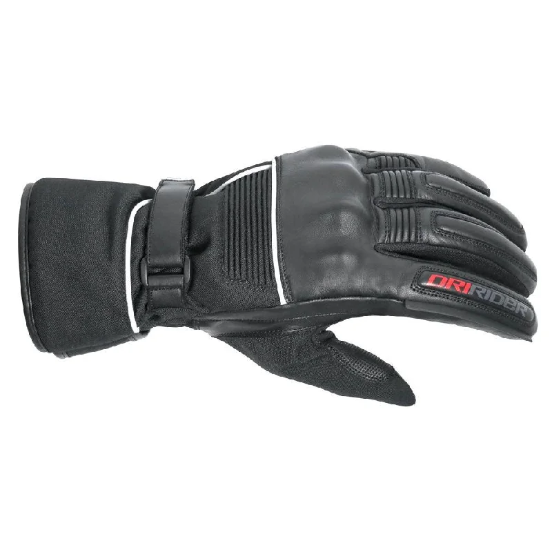 bicycle pad impact-DRIRIDER STORM 3 LADIES GLOVES - BLACK