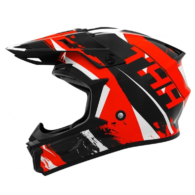 bicycle tool enhancement-THH T710X RAGE HELMET - BLACK/RED