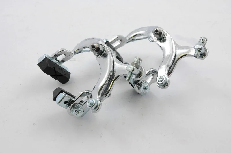 bicycle saddle improvement-60’s,70’s,80’s RACING BIKE SHORT REACH 50mm CHROME BRAKE CALIPERS RACER CYCLE