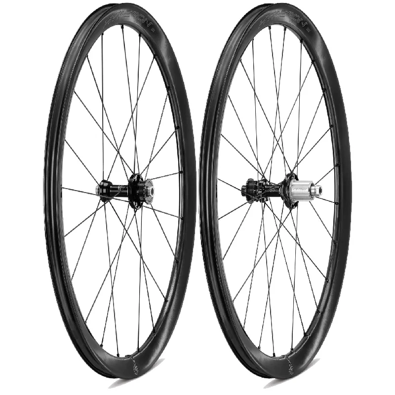 bicycle rotor adaptation-Ruote Campagnolo Hyperon DB 2wf - Nero