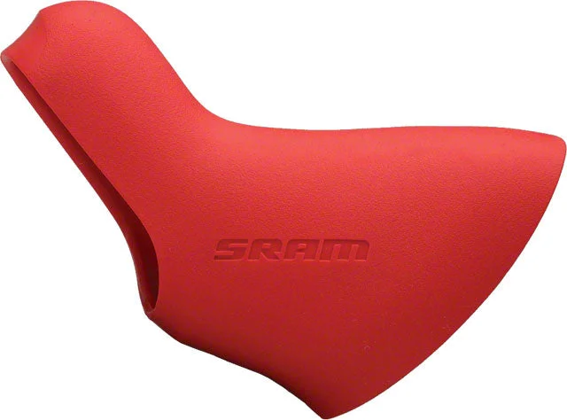 bicycle chain handling-SRAM Cable Brake Doubletap Drop Bar Lever Hoods, Red, Pair