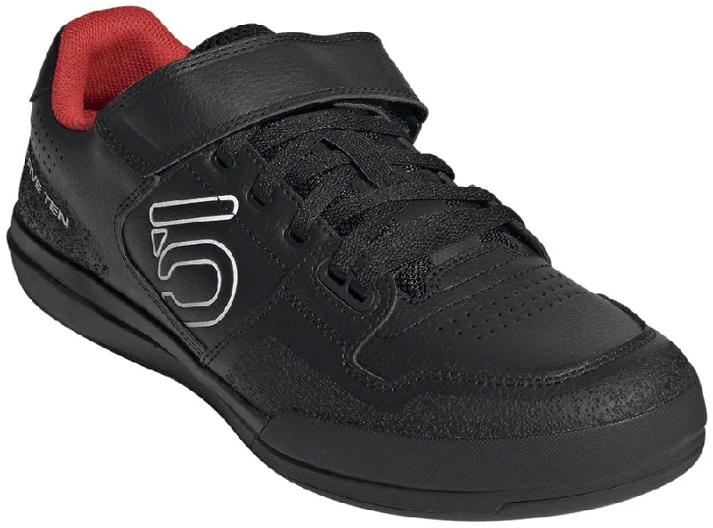 bicycle shoe innovation-Five Ten Hellcat Clipless Shoes - Mens Core Black/Core Black/Ftwr White 11