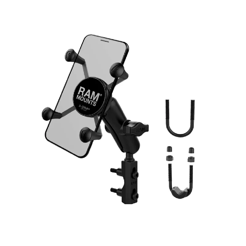 bicycle stand resistance-RAM® Mounts - X-Grip® Phone Mount with Motorcycle Brake/Clutch Reservoir Base