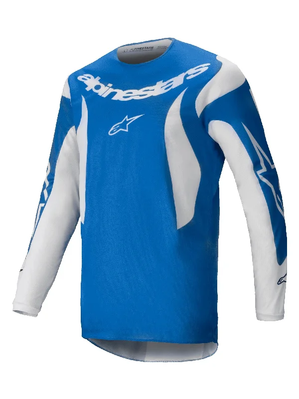 bicycle rotor improvement-ALPINESTARS 2025 FLUID HAUL  JERSEY - BLUE WHITE