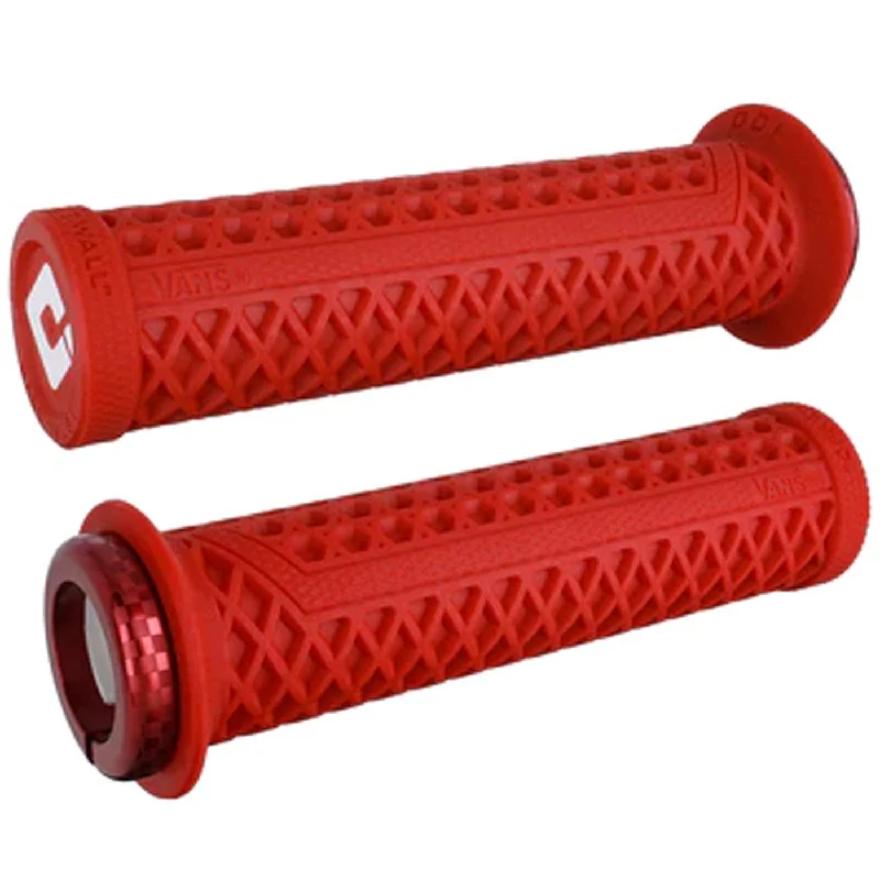 bicycle gear friction-Manopole Odi Vans V2.1 Lock-On - Rosso