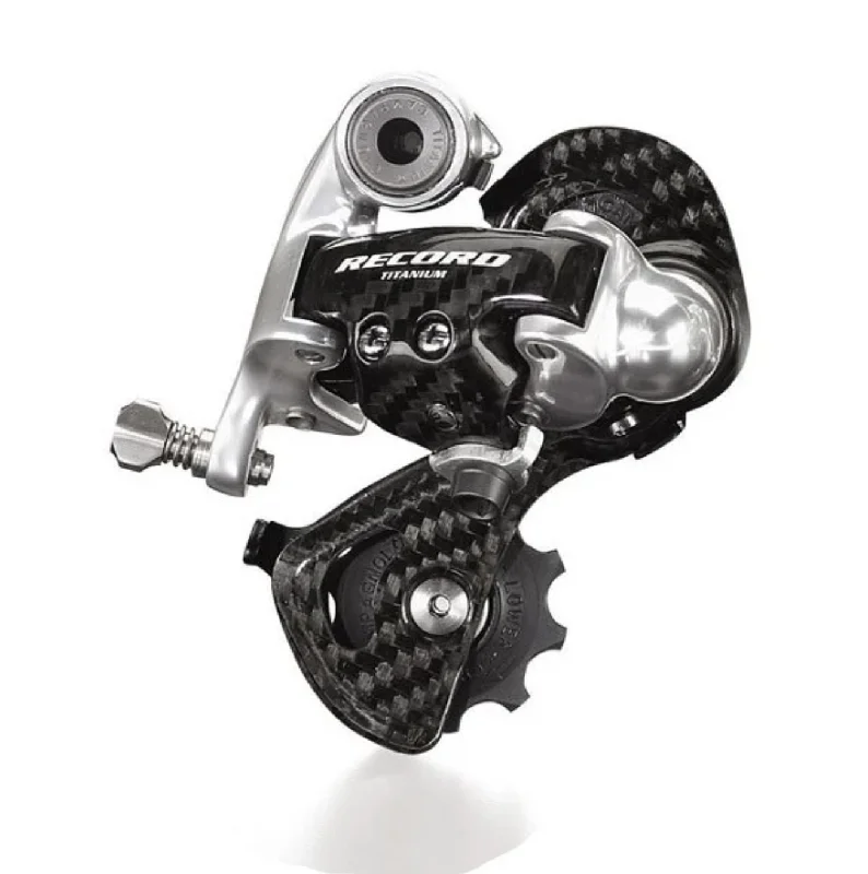 bicycle rust calibration-Campagnolo Record Rear Derailleur Road Bike Gear Mech 10 Speed SS Short Cage Sale Price 50% Off RRP Of £287.99