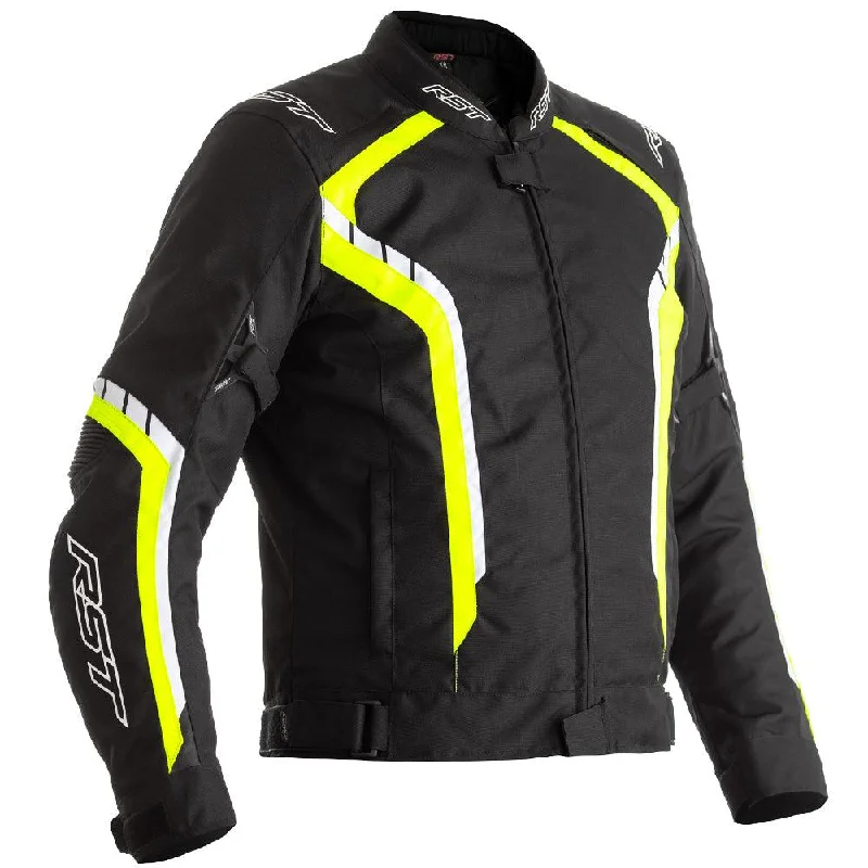 bicycle brake agility-RST AXIS CE SPORT WATERPROOF JACKET - BLACK/FLUO YELLOW