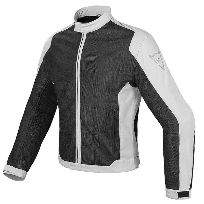 bicycle brake absorption-DAINESE AIR FLUX D1 TEX JACKET - BLACK/HIGH RISE