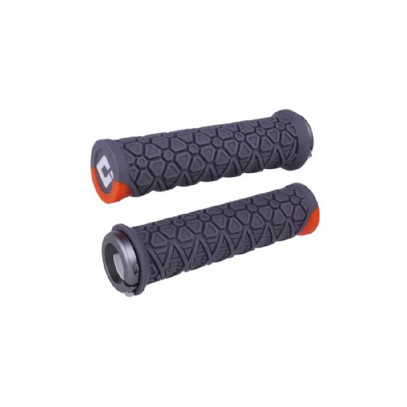 bicycle rotor impact-ODI Vanquish V2.1 Grips - Graphite Lock-On