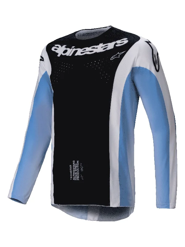 bicycle saddle upgrade-ALPINESTARS 2025 TECHSTAR MELT JERSEY - BLACK BLUE