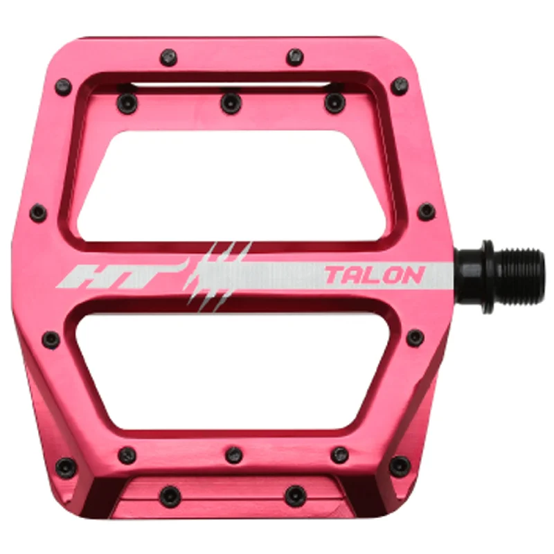 bicycle club handling-HT Pedals AN71 Talon Platform Pedal CrMo Red