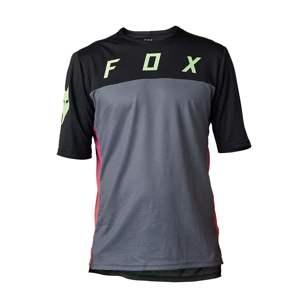 bicycle cleaner stability-Fox Racing Defend Short Sleeve MTB Jersey - CEKT - Black