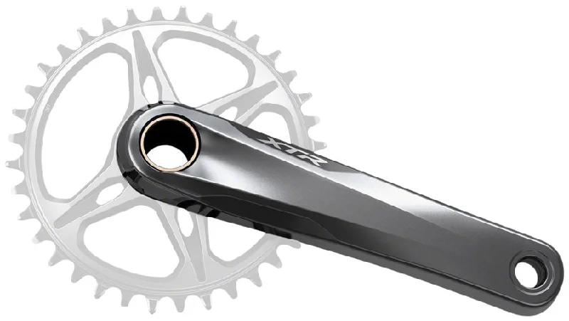 bicycle gear tuning-Shimano XTR FC-M9125-1 Crankset - 175mm 12-Speed 1x Direct Mount Hollowtech II Spindle Interface