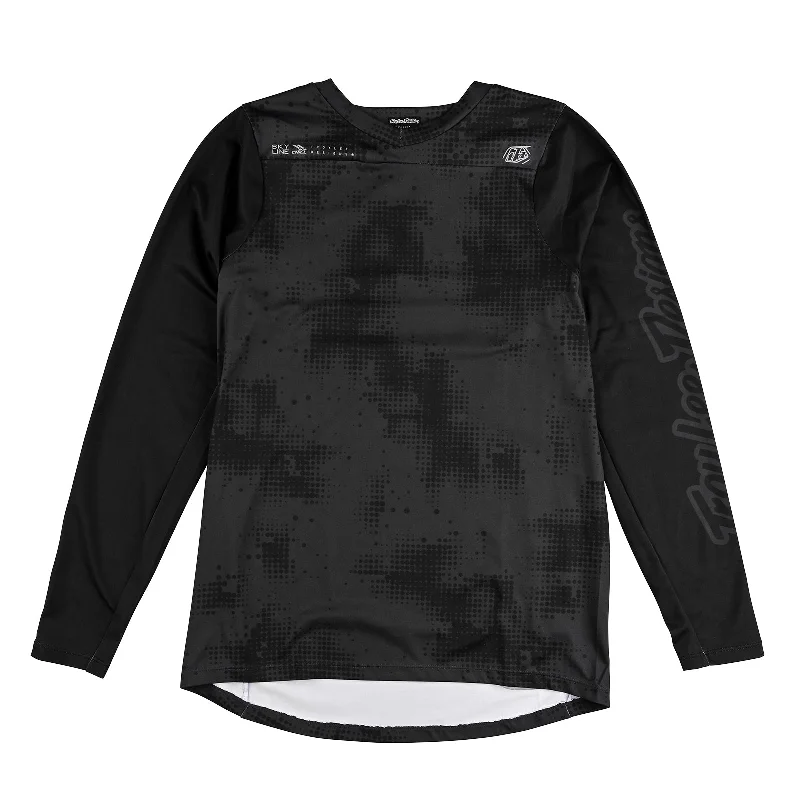 bicycle sidewall handling-Skyline Chill Jersey Scattered Carbon