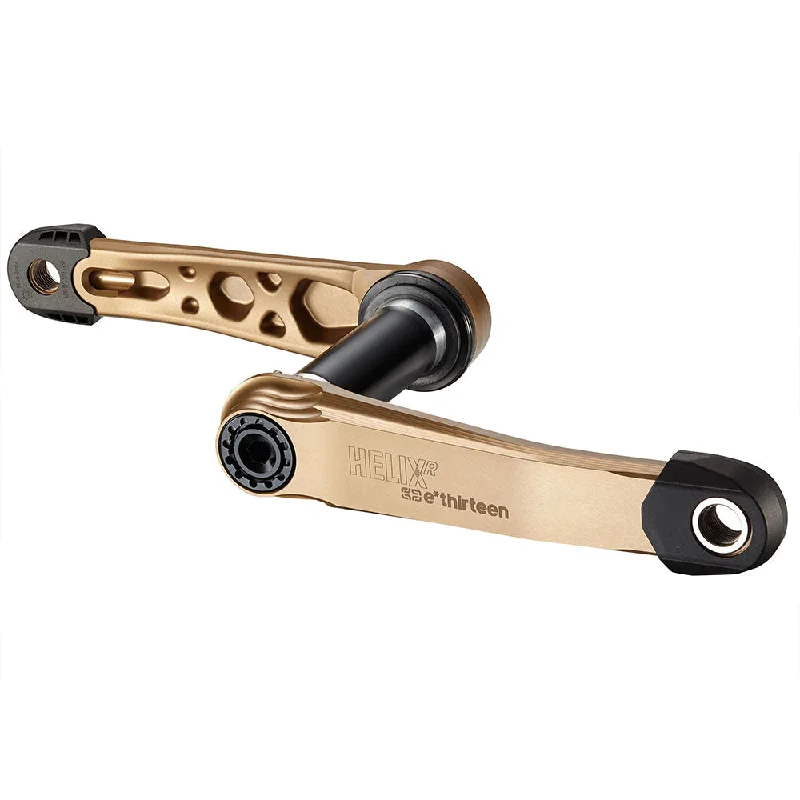 bicycle stem alignment-E*thirteen Helix R Crank (73mm) 165mm  - Bronze