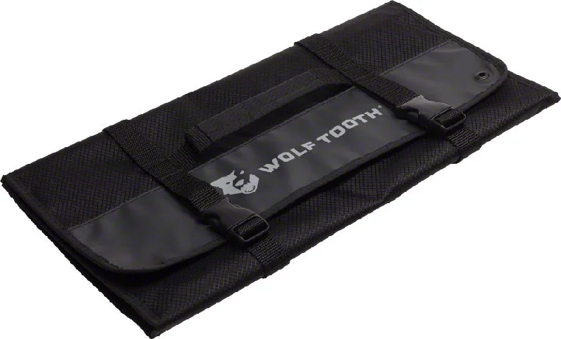 bicycle saddle handling-Wolf Tooth Travel Tool Wrap Black