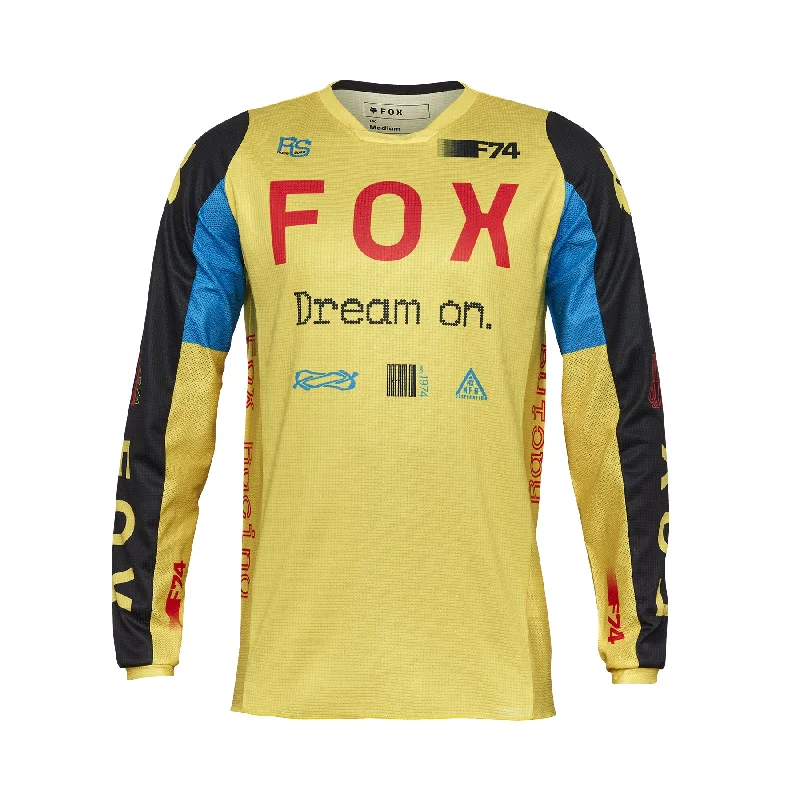 bicycle sidewall technology-FOX 2025 180 RACE SPEC JERSEY - PL YELLOW