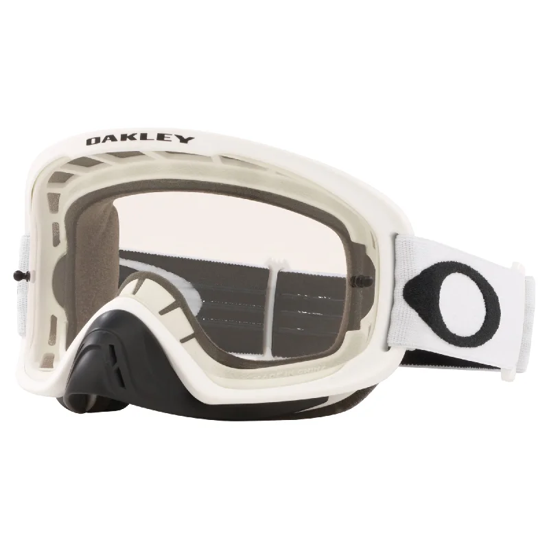 bicycle handlebar customization-OAKLEY O-FRAME 2.0 PRO GOGGLES - MATTE WHITE (CLEAR)