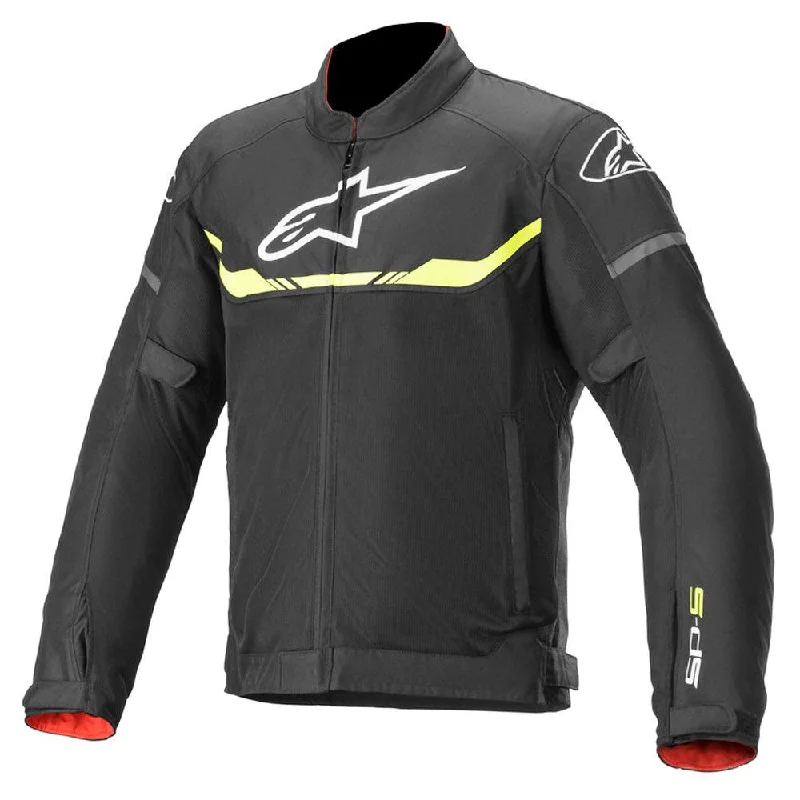 bicycle stand stability-ALPINESTARS T SPS AIR JACKET - BLACK/FLUO YELLOW