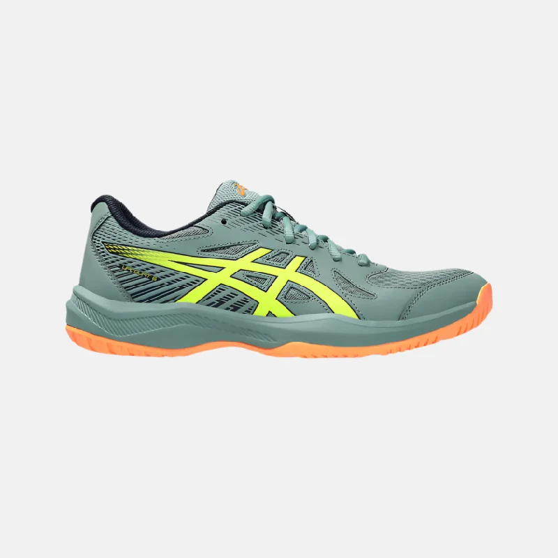 bicycle parts handling-Asics UPCOURT 6 Men's Badminton Shoes -Celadon/Safety Yellow