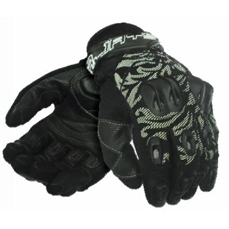 bicycle saddle absorption-RJAYS SKID LADIES GLOVES - BLACK/GREY