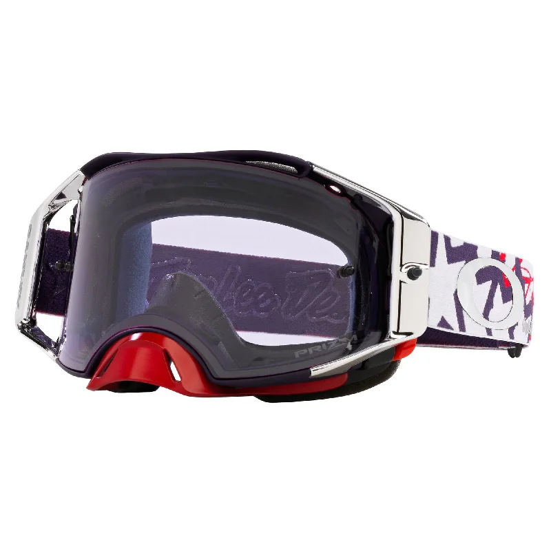 bicycle stand technology-OAKLEY AIRBRAKE GOGGLES - TROY LEE DESIGNS RED WHITE BLUE STARS (PRIZM MX LOW LIGHT)