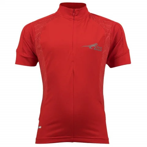 bicycle tool enhancement-First Ascent Junior Blitz Jersey Fiesta Red