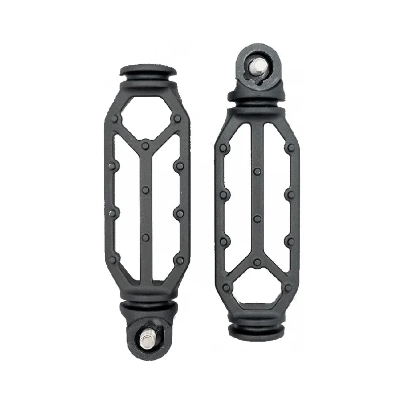 bicycle chain innovation-Kids Ride Shotgun Pro Seat Foot Pegs Pair