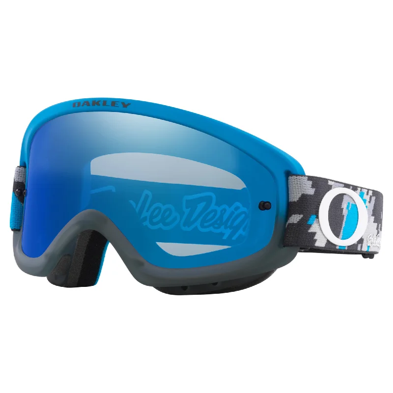 bicycle rust enhancement-OAKLEY O-FRAME 2.0 PRO XS YOUTH GOGGLES - TROY LEE DESIGNS BLACK CAMO (BLACK ICE IDIRIUM)