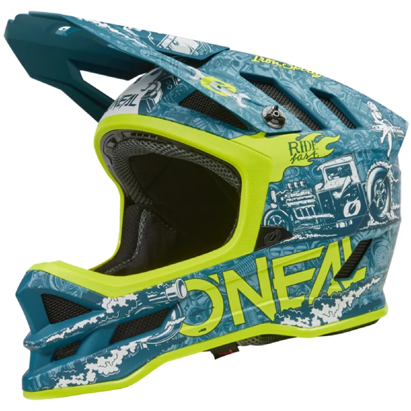 bicycle BMX handling-Casco O'neal Blade Polyacrylite HR - Blu verde