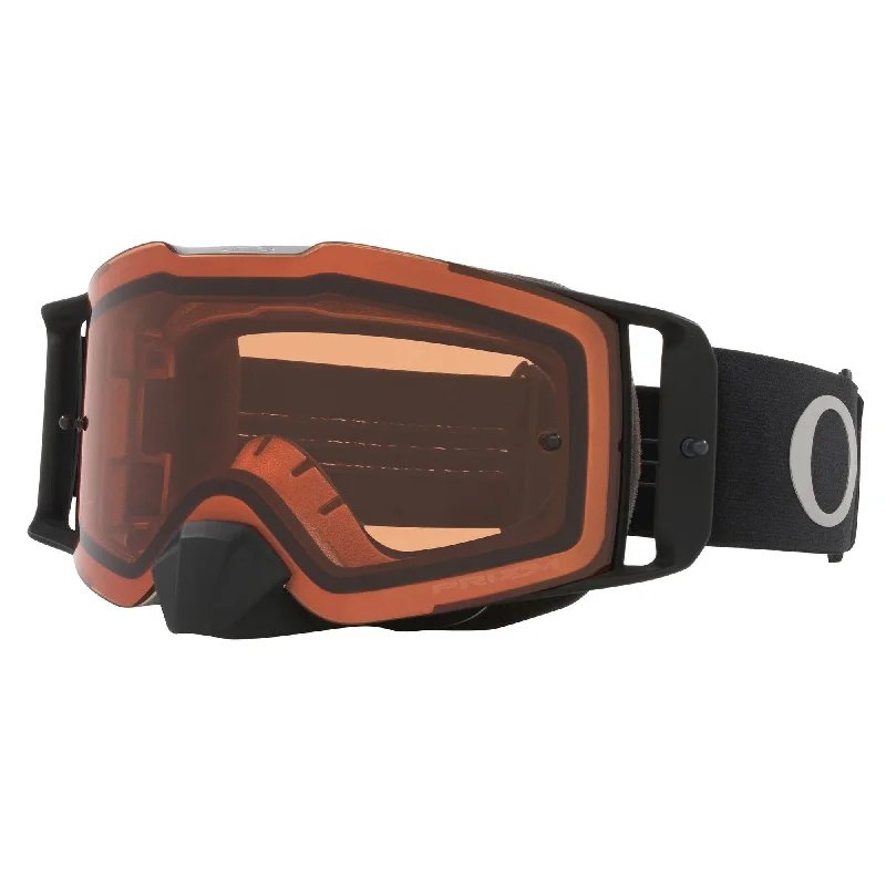 bicycle chain improvement-OAKLEY FRONT LINE GOGGLES - TUFF BLOCKS BLACK GUNMETAL (PRIZM BRONZE)