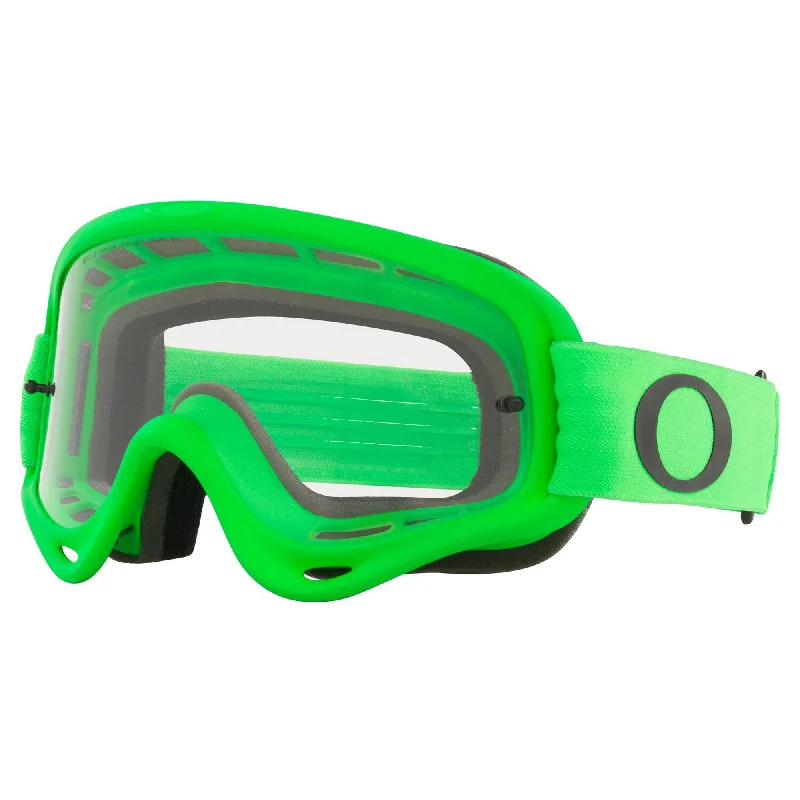 bicycle pad alignment-OAKLEY O-FRAME GOGGLES - MOTO GREEN (CLEAR)