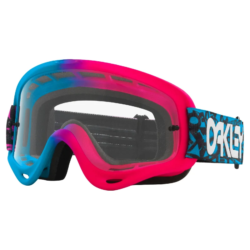 bicycle sidewall calibration-OAKLEY O-FRAME GOGGLES - HERITAGE COLLAGE (CLEAR)