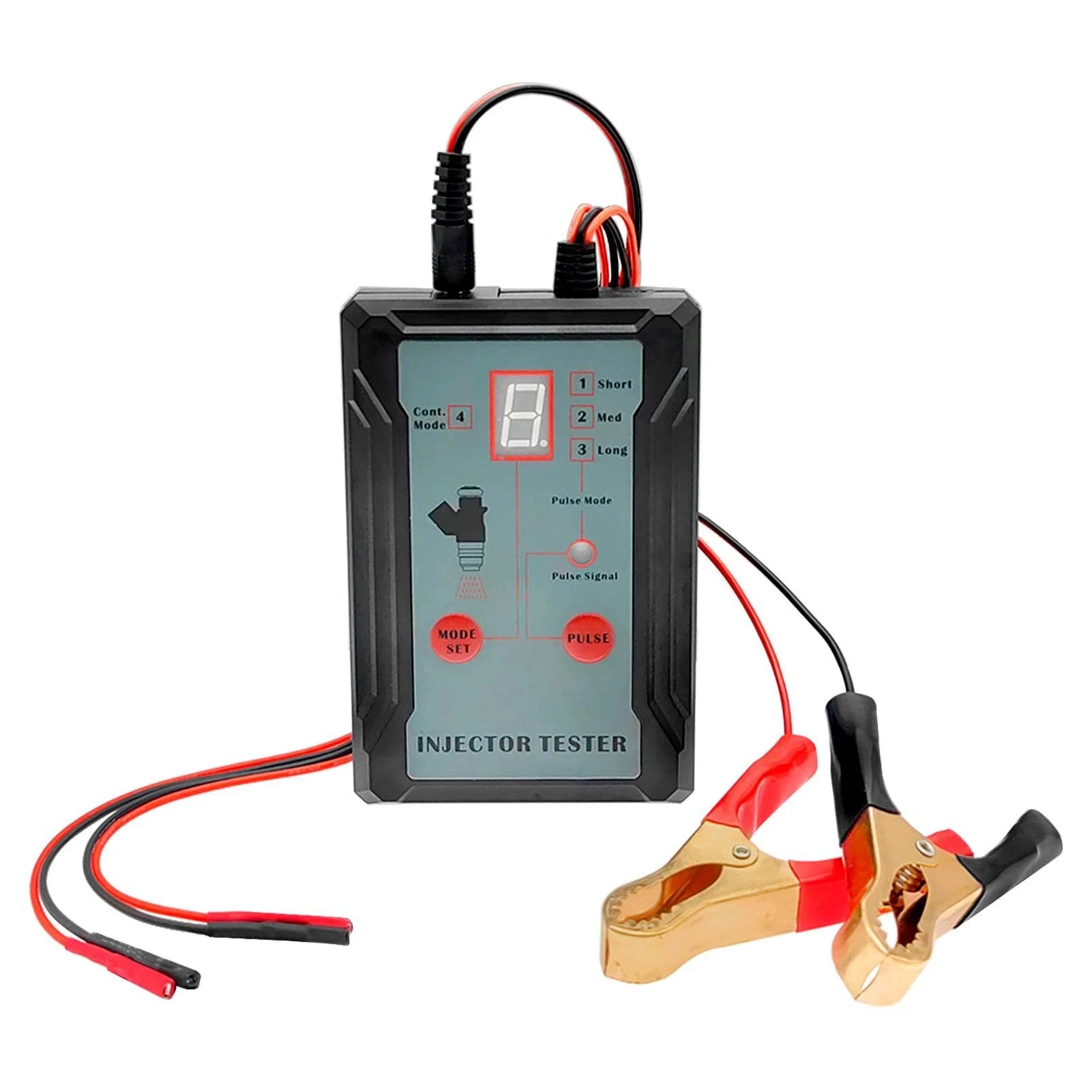 bicycle gear control-Fuel Injector Tester and Adapter for Diagnosis Cleaning of Injectors DIY Tool Kits 12V/5V Switchable Short-circuit Protection